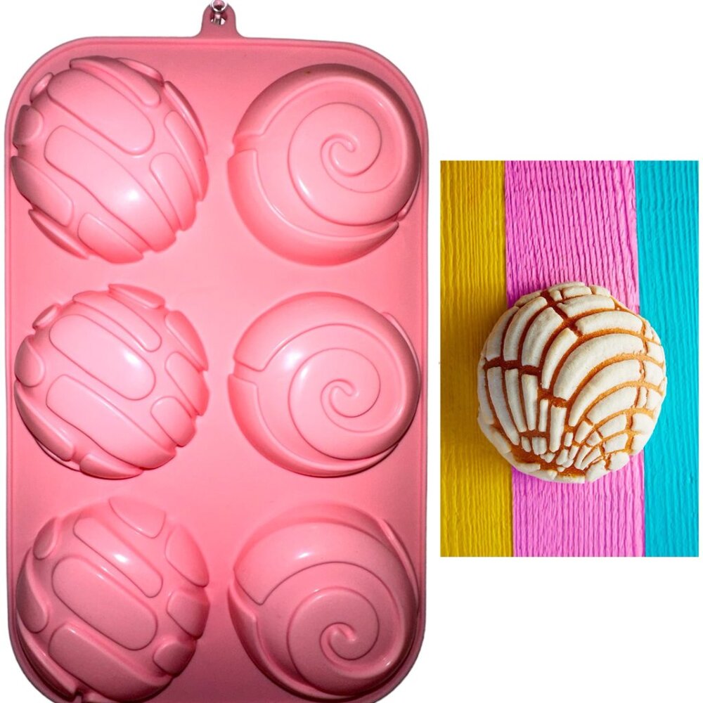 Concha Mold, Pan Dulce, Sweet Mexican Bread, Food Grade Silicone Baking or Soap